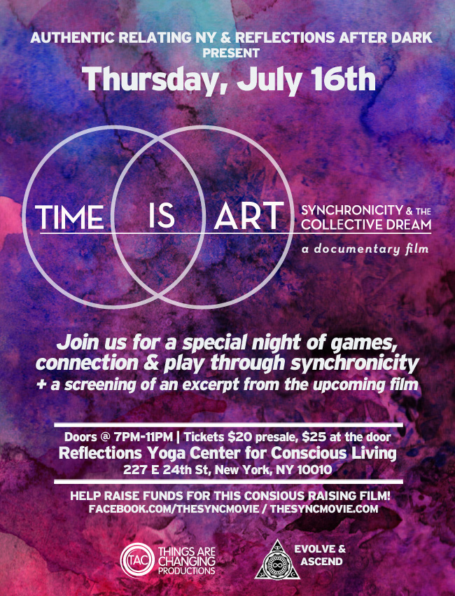 july 16th, authentic relating, reflections after dark